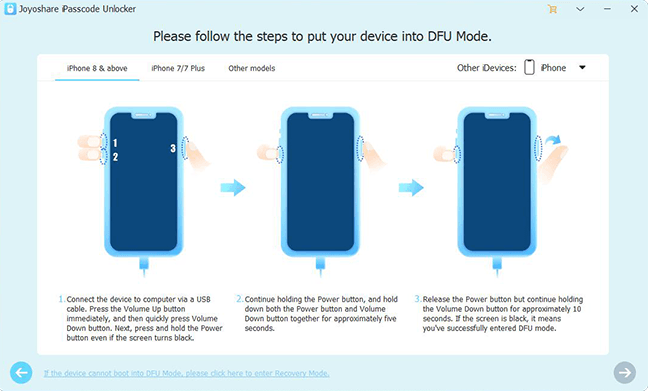Put your iPhone into Recovery/DFU Mode